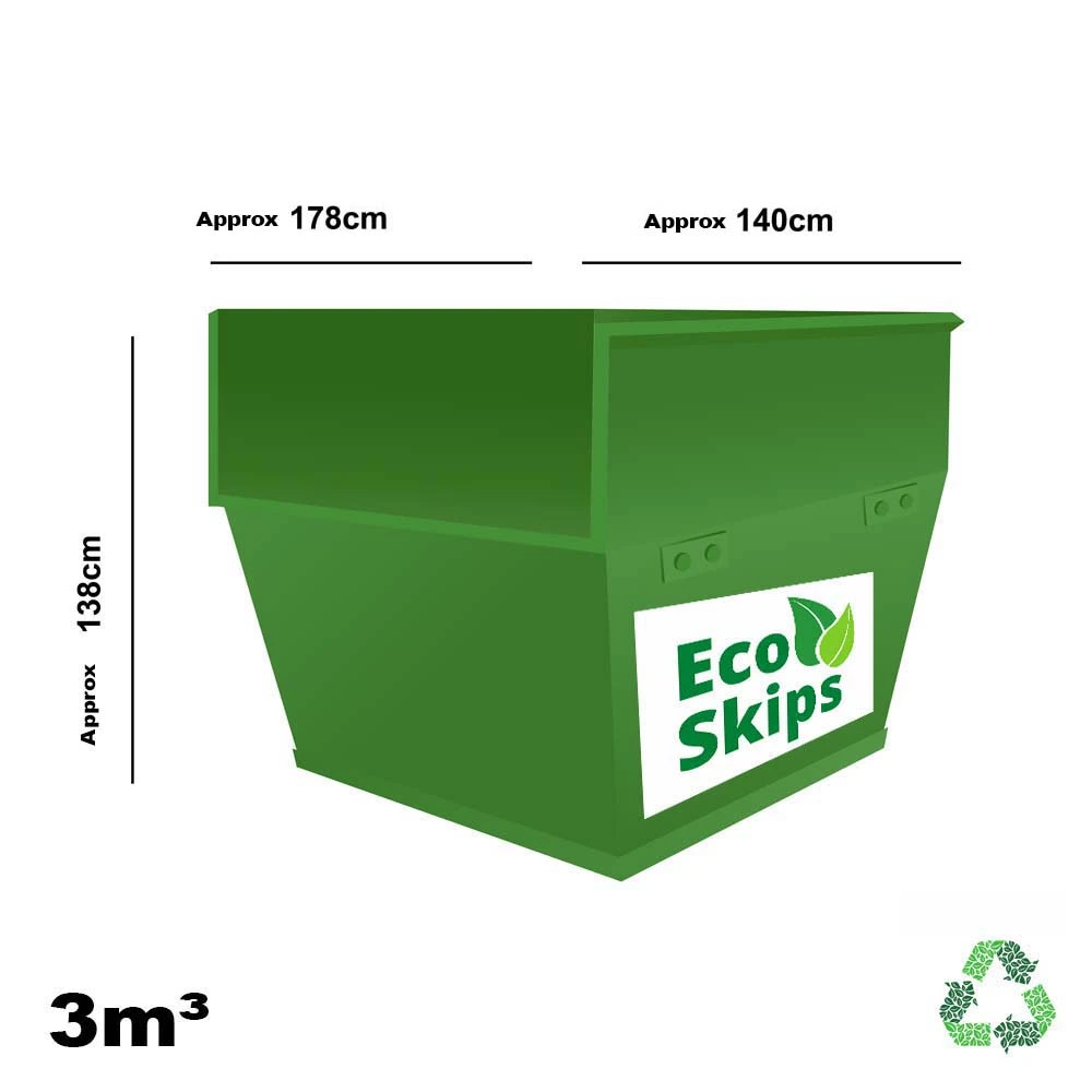 Green Waste Medium skip bin- 3m³